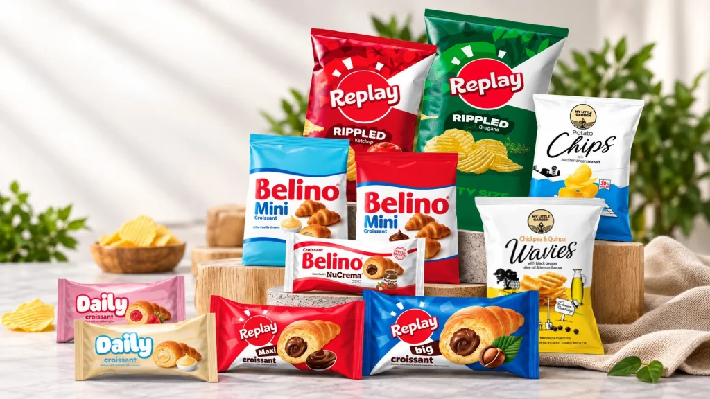 Belino, Replay, Daily and My Little Garden products arranged together